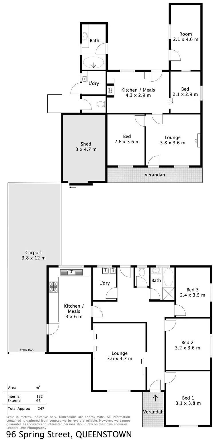 Floorplan of Homely house listing, 96 Spring Street, Queenstown SA 5014