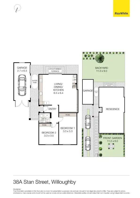 Floorplan of Homely house listing, 38A Stan Street, Willoughby NSW 2068