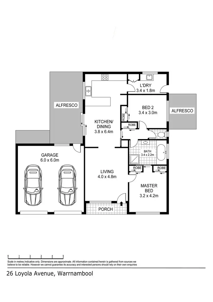 Floorplan of Homely house listing, 26 Loyola Avenue, Warrnambool VIC 3280