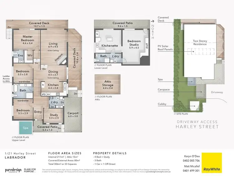 Floorplan of Homely house listing, 1/21 Harley Street, Labrador QLD 4215