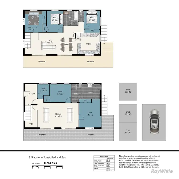 Floorplan of Homely house listing, 3 Gladstone Street, Redland Bay QLD 4165