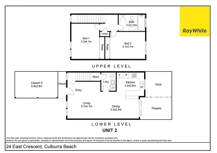 Floorplan of Homely house listing, 2/24 East Crescent, Culburra Beach NSW 2540