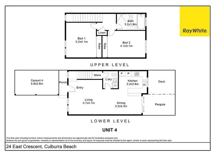 Floorplan of Homely house listing, 4/24 East Crescent, Culburra Beach NSW 2540