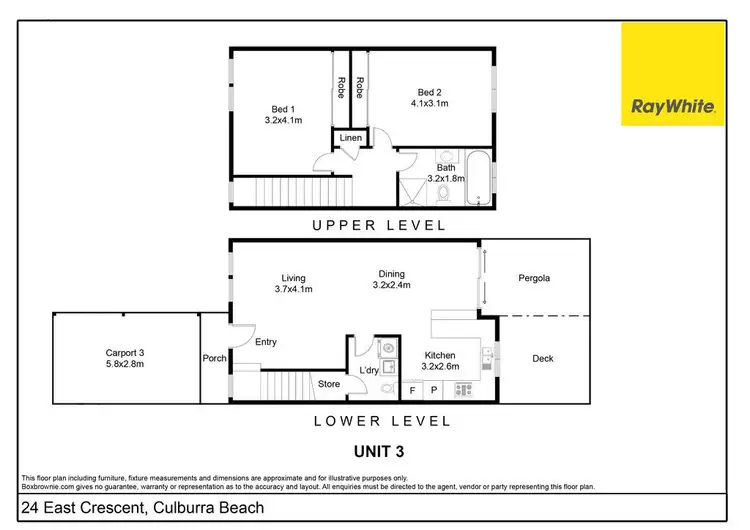 Floorplan of Homely house listing, 3/24 East Crescent, Culburra Beach NSW 2540
