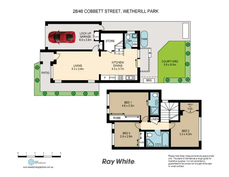 Floorplan of Homely townhouse listing, 28/46 Cobbett Street, Wetherill Park NSW 2164
