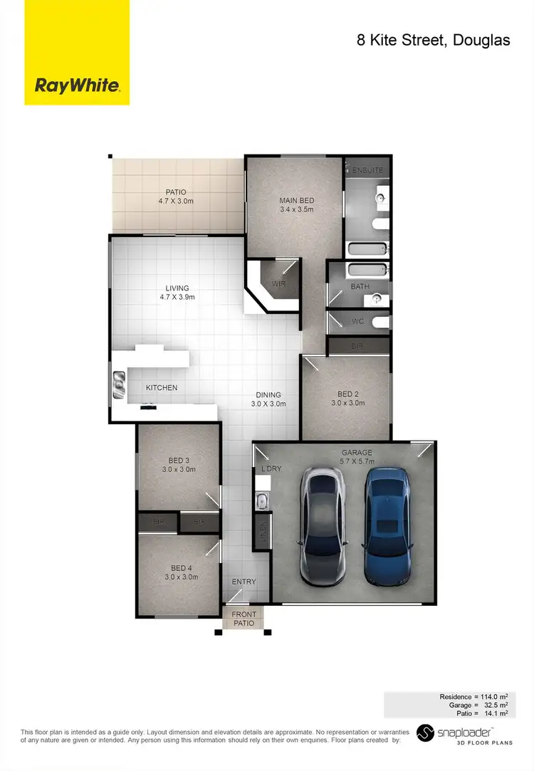 Floorplan of Homely house listing, 8 Kite Street, Douglas QLD 4814