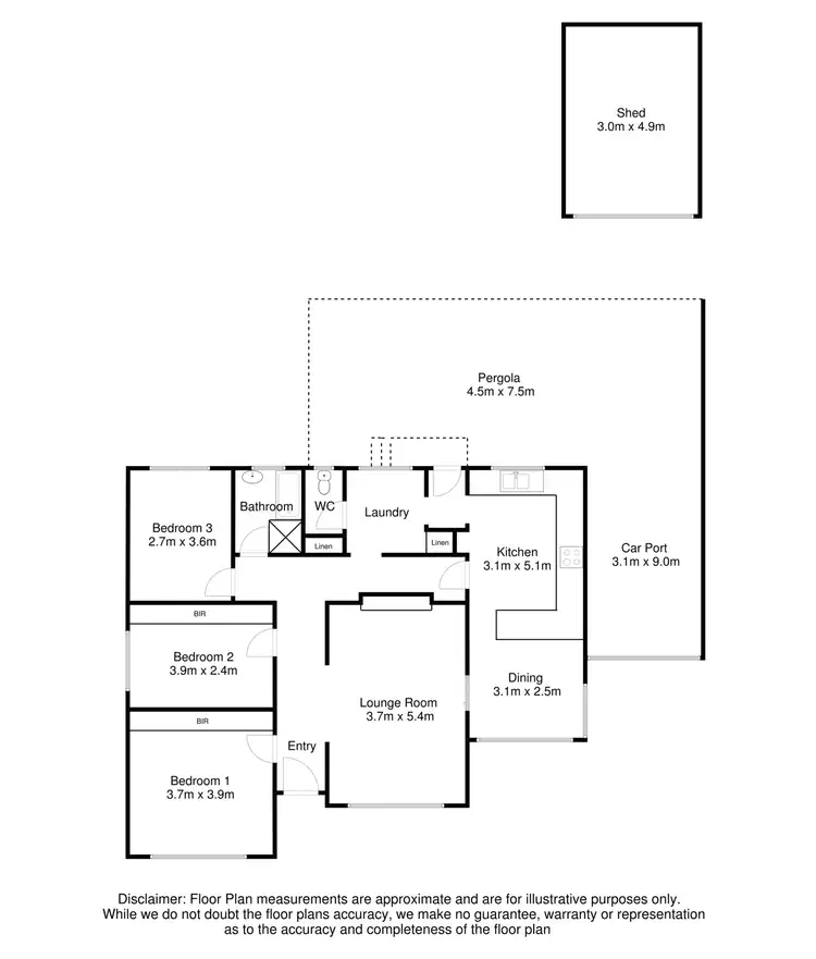 Floorplan of Homely house listing, 29 Vansittart Road, Mount Gambier SA 5290