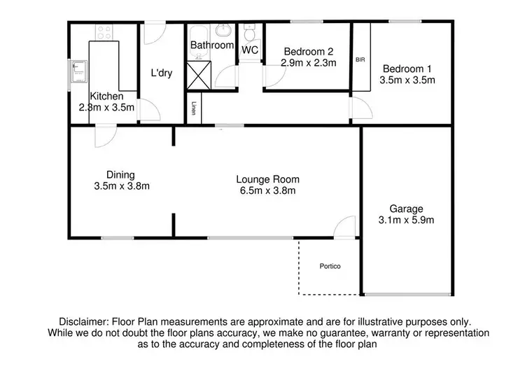 Floorplan of Homely unit listing, 3/3 Arbor Street, Mount Gambier SA 5290