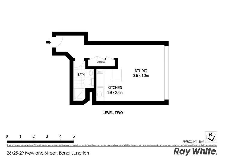 Floorplan of Homely apartment listing, 28/25-29 Newland Street, Bondi Junction NSW 2022