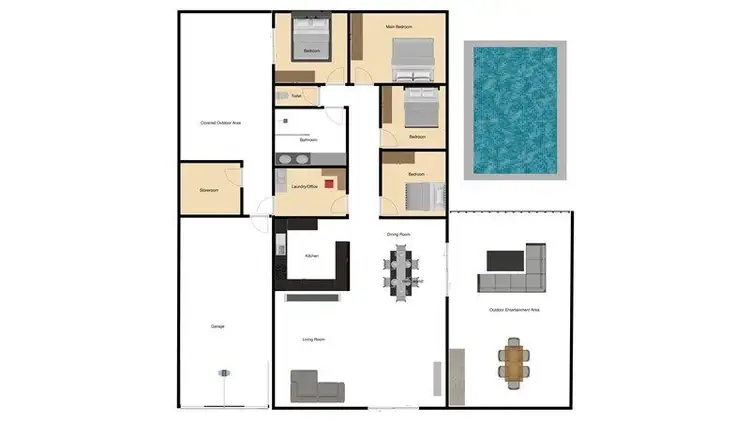 Floorplan of Homely house listing, 4 Mimosa Court, Annandale QLD 4814