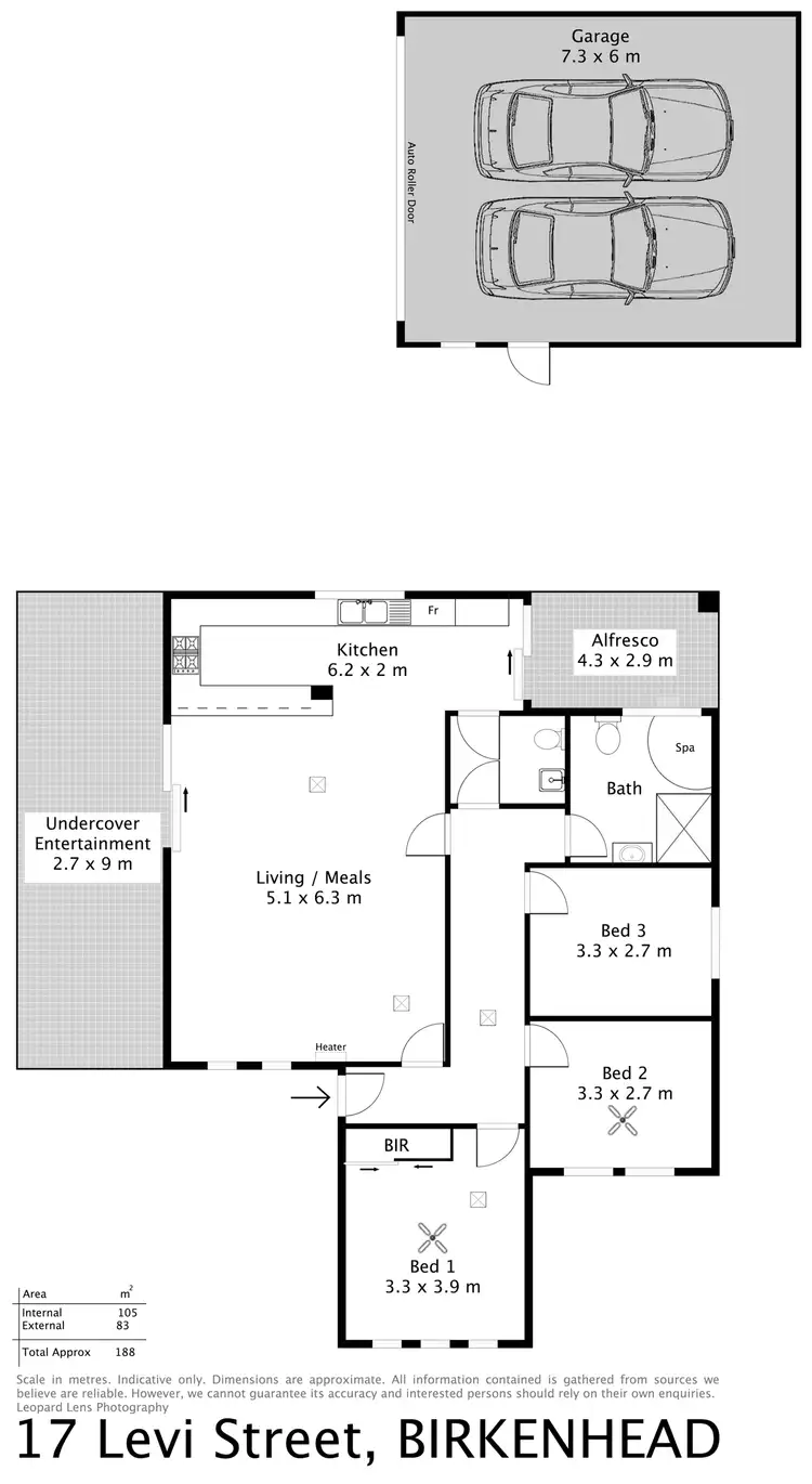 Floorplan of Homely house listing, 17 Levi Street, Birkenhead SA 5015