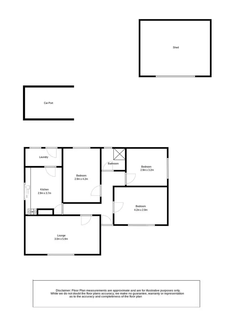 Floorplan of Homely house listing, 19 Cockburn Street, Mount Gambier SA 5290