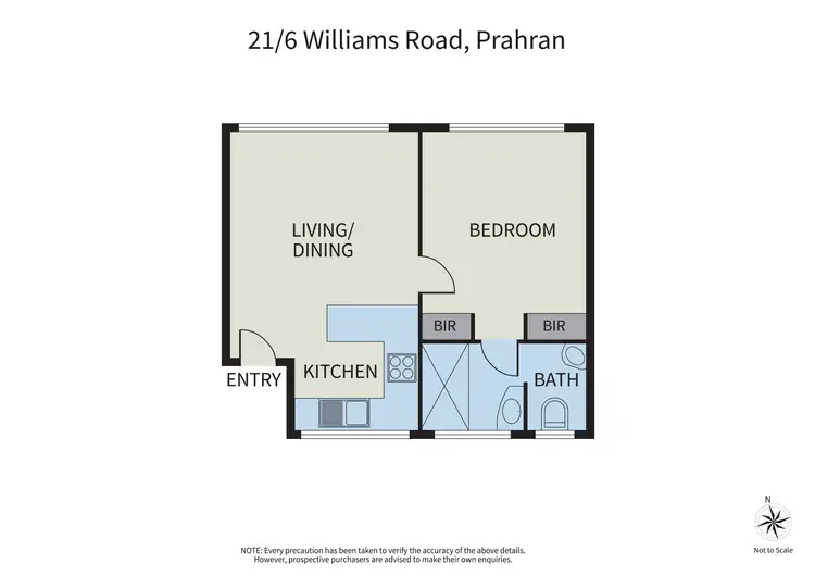 Floorplan of Homely apartment listing, 21/6 Williams Road, Prahran VIC 3181