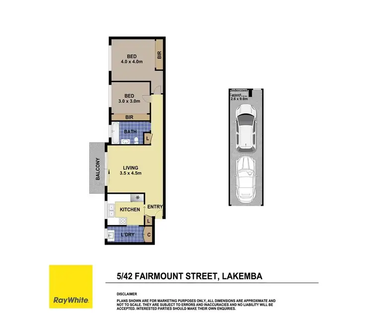 Floorplan of Homely unit listing, 5/42 Fairmount Street, Lakemba NSW 2195