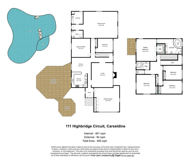 Floorplan of Homely house listing, 111 Highbridge Circuit, Carseldine QLD 4034