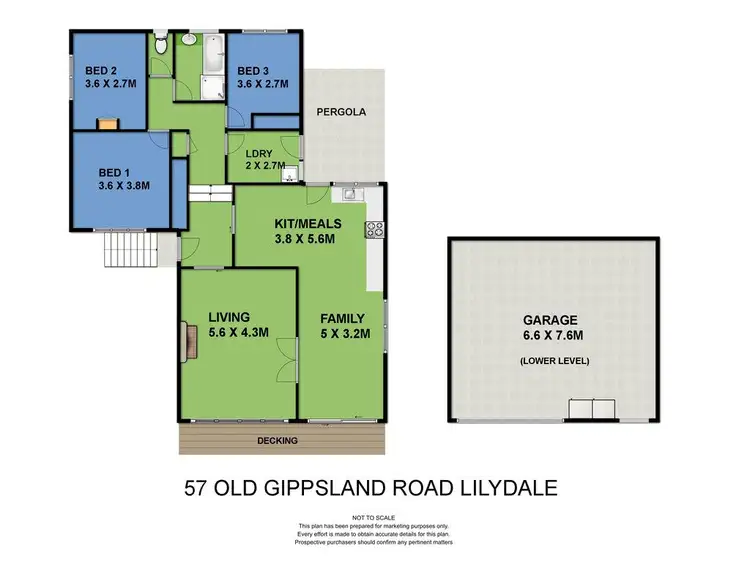 Floorplan of Homely house listing, 57 Old Gippsland Road, Lilydale VIC 3140
