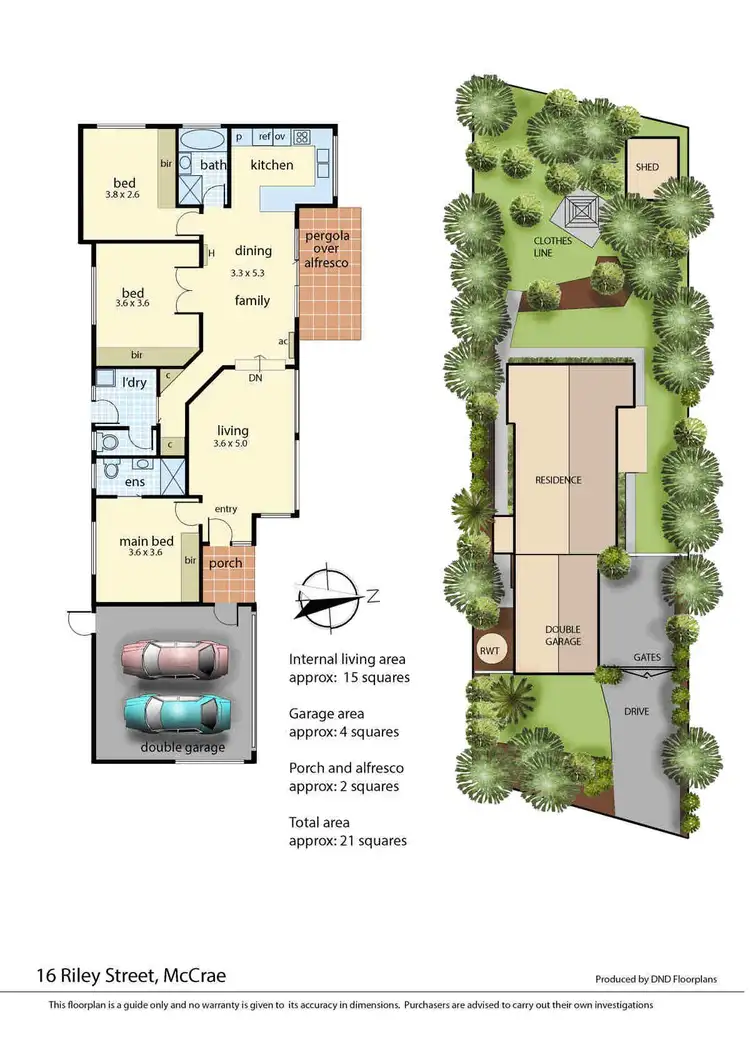 Floorplan of Homely house listing, 16 Riley Street, Mccrae VIC 3938