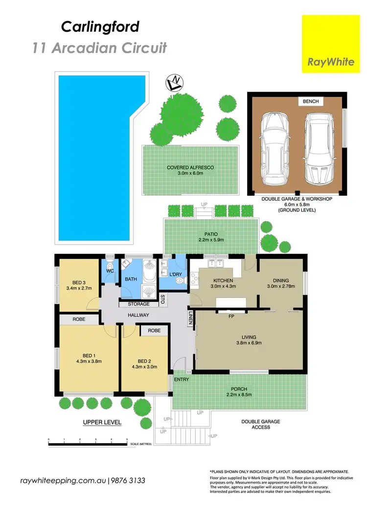 Floorplan of Homely house listing, 11 Arcadian Circuit, Carlingford NSW 2118