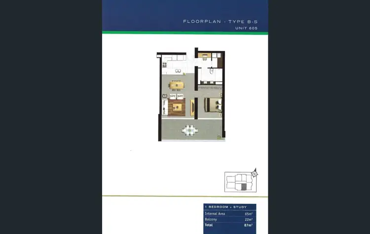 Floorplan of Homely apartment listing, 605/34 'Victoria Towers', Scarborough Street, Southport QLD 4215