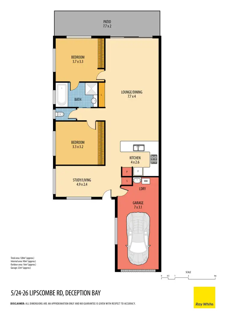 Floorplan of Homely townhouse listing, 5/24-26 Lipscombe Road, Deception Bay QLD 4508