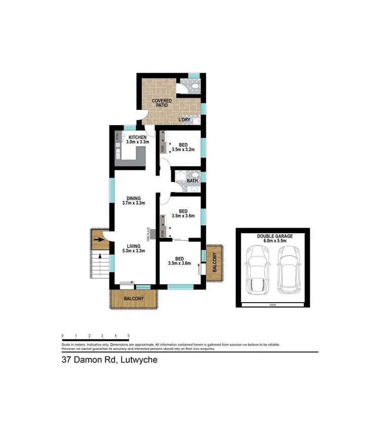 Floorplan of Homely house listing, 37 Damon Road, Lutwyche QLD 4030