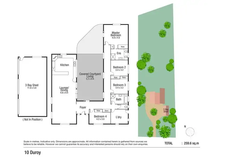 Floorplan of Homely house listing, 10 Duroy Street, Mount Low QLD 4818