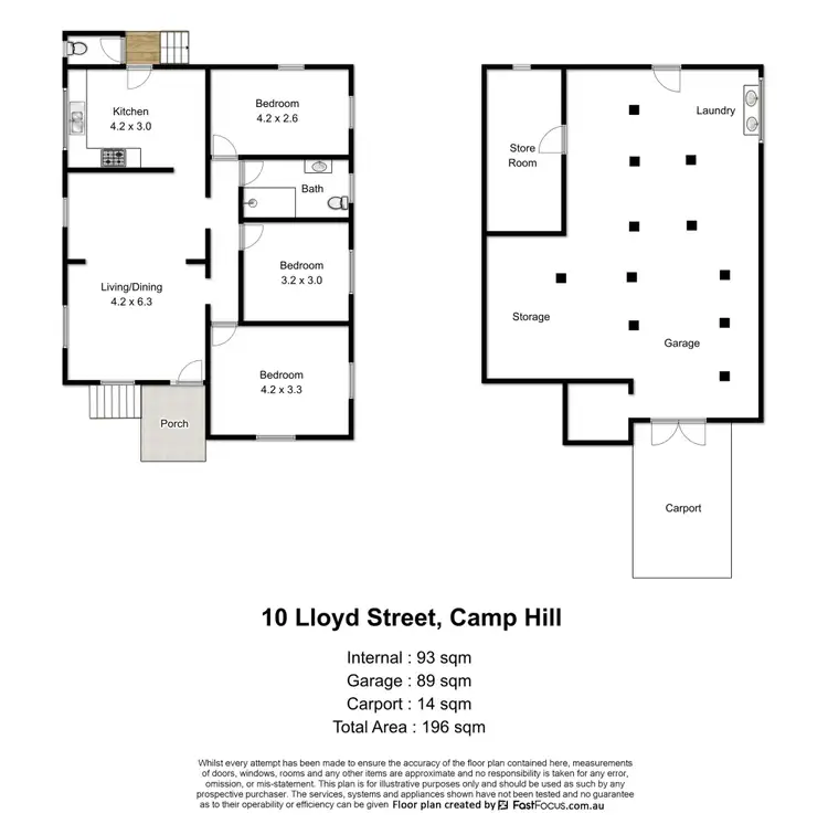 Floorplan of Homely house listing, 10 Lloyd Street, Camp Hill QLD 4152