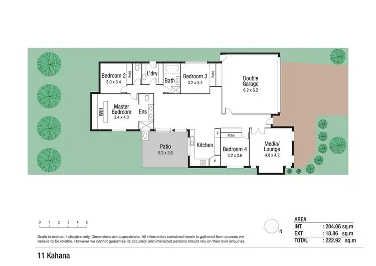 Floorplan of Homely house listing, 11 Kahana Avenue, Burdell QLD 4818