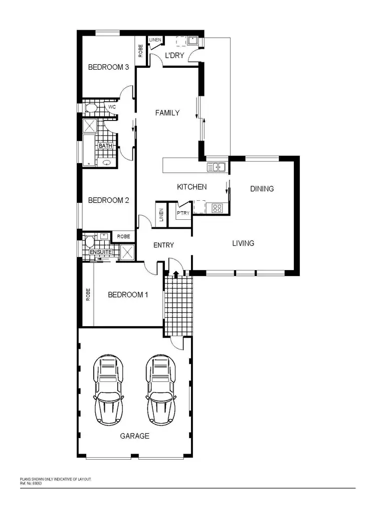 Floorplan of Homely townhouse listing, 3/47 Slessor Crescent, Mckellar ACT 2617