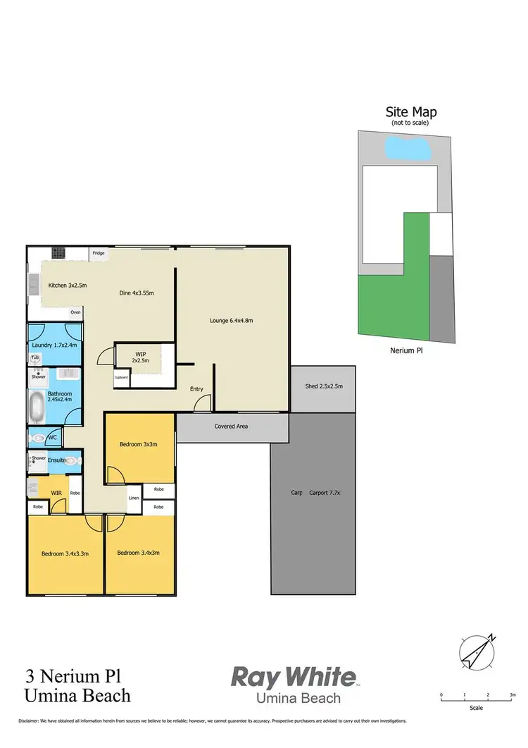 Floorplan of Homely house listing, 3 Nerium Place, Umina Beach NSW 2257
