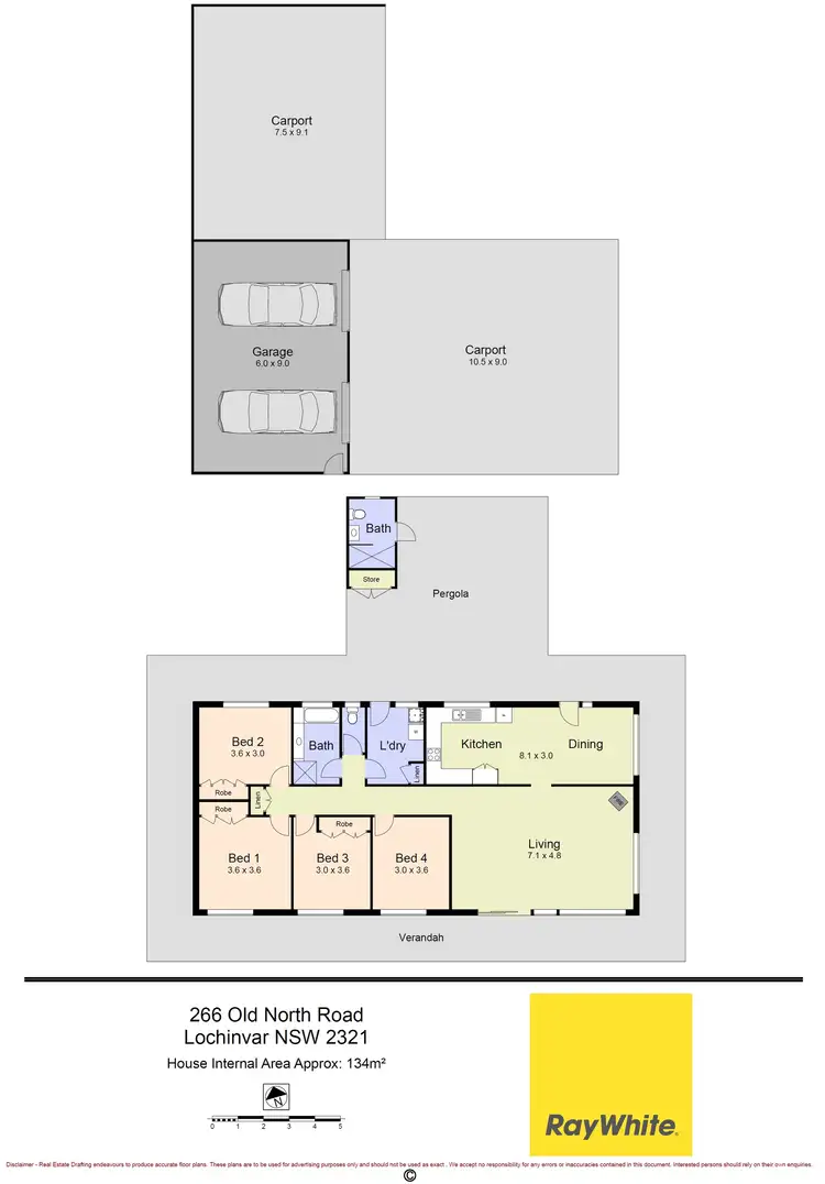 Floorplan of Homely house listing, 266 Old North Road, Lochinvar NSW 2321