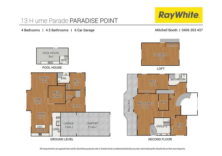 Floorplan of Homely house listing, 13 Hume Parade, Paradise Point QLD 4216