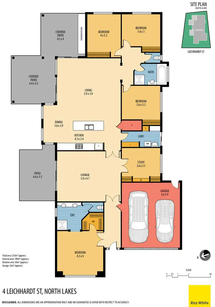 Floorplan of Homely house listing, 4 Leichhardt Street, North Lakes QLD 4509