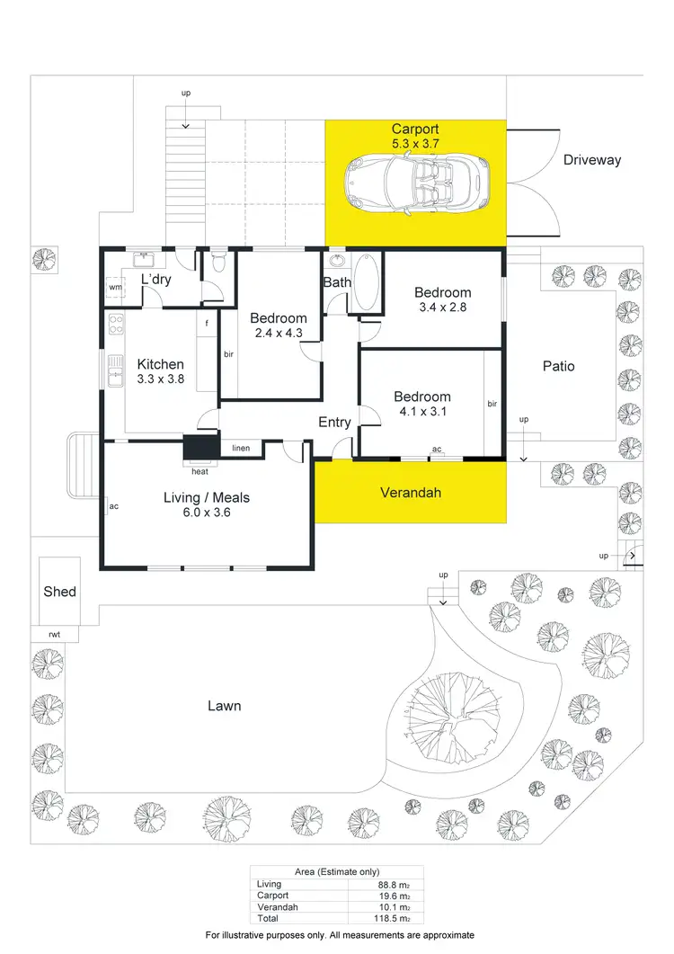 Floorplan of Homely house listing, 63 Ayliffies Road, St Marys SA 5042