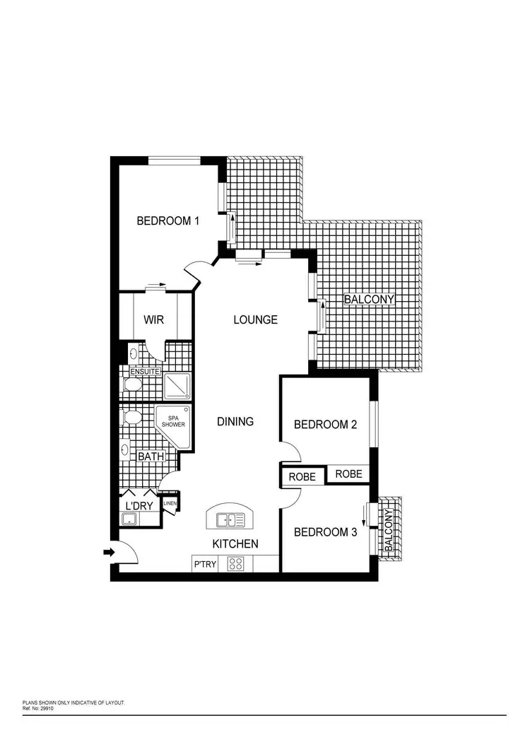 Floorplan of Homely unit listing, 10/12 Waniassa Street, Queanbeyan NSW 2620