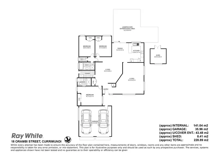 Floorplan of Homely house listing, 18 Oramba Street, Currimundi QLD 4551