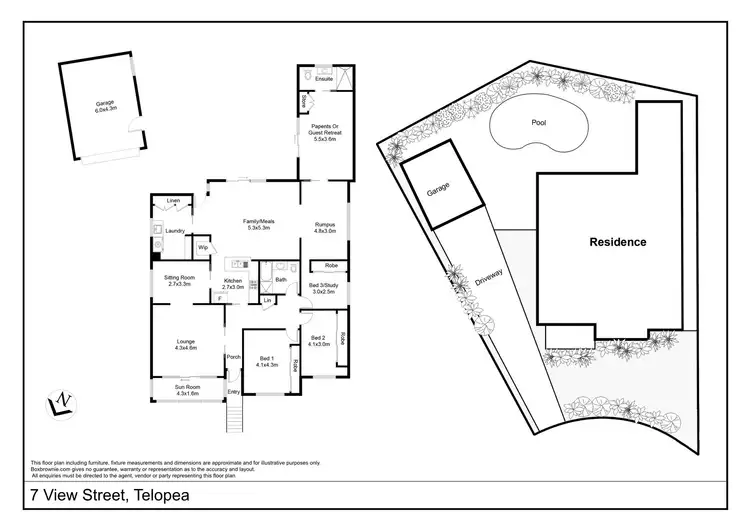 Floorplan of Homely house listing, 7 View Street, Telopea NSW 2117