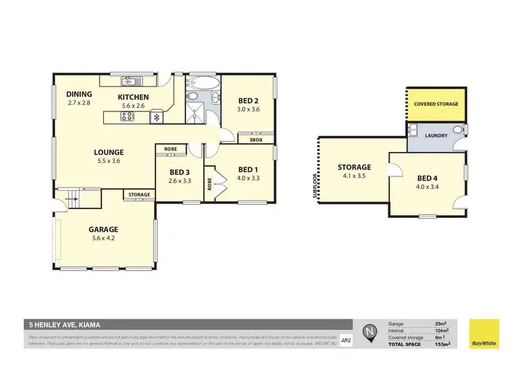 Floorplan of Homely house listing, 5 Henley Avenue, Kiama NSW 2533