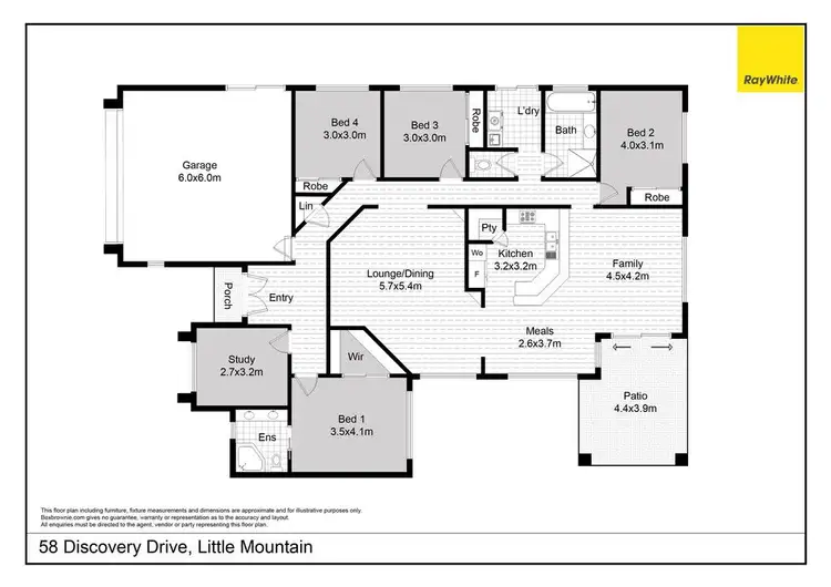 Floorplan of Homely house listing, 58 Discovery Drive, Little Mountain QLD 4551