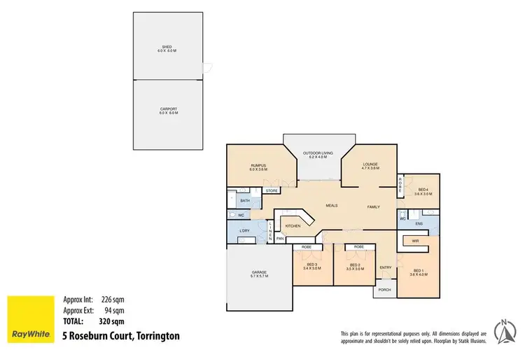 Floorplan of Homely house listing, 5 Roseburn Court, Torrington QLD 4350