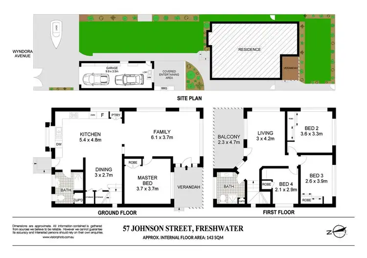 Floorplan of Homely house listing, 57 Johnson Street, Freshwater NSW 2096