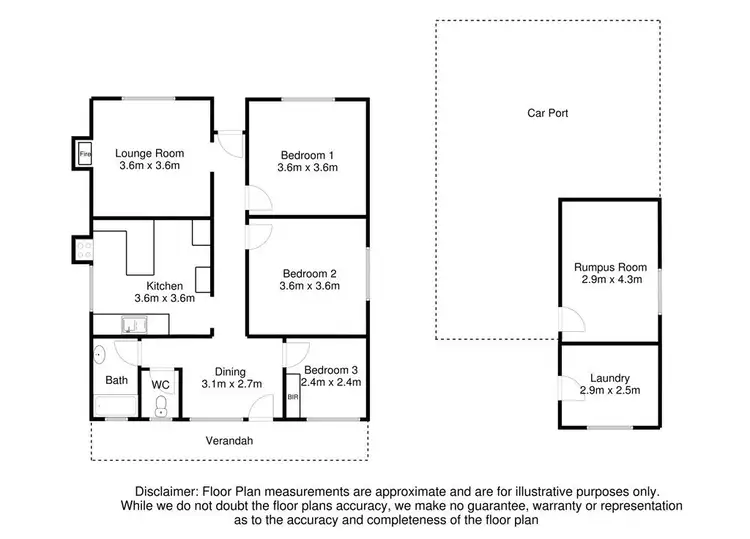 Floorplan of Homely house listing, 3 Birdwood Avenue, Mount Gambier SA 5290