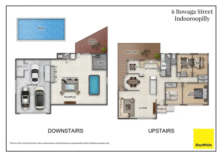 Floorplan of Homely house listing, 6 Bowaga Street, Indooroopilly QLD 4068