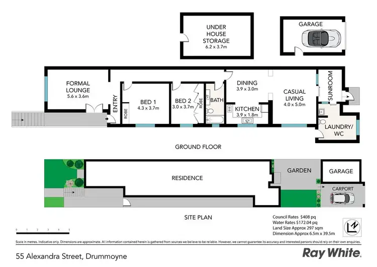 Floorplan of Homely house listing, 55 Alexandra Street, Drummoyne NSW 2047