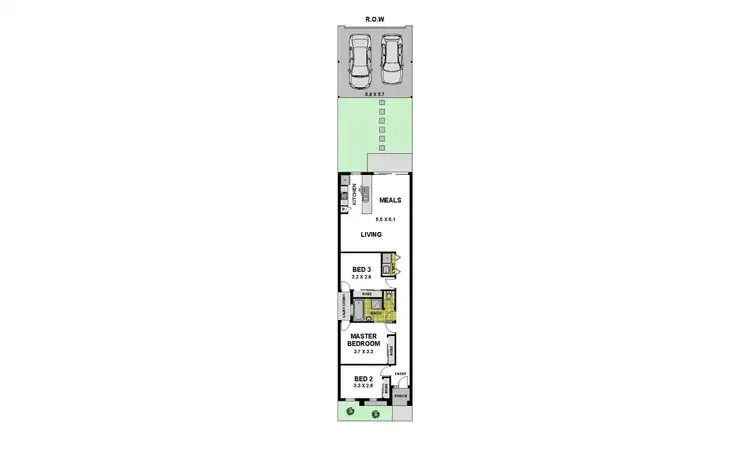 Floorplan of Homely unit listing, 9 Hadley Lane, Craigieburn VIC 3064