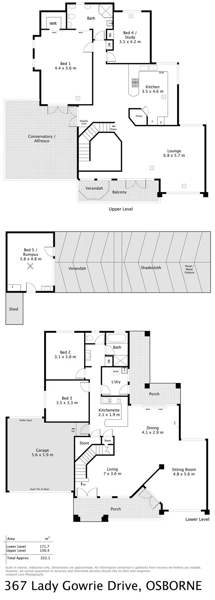 Floorplan of Homely house listing, 367 Lady Gowrie Drive, Osborne SA 5017