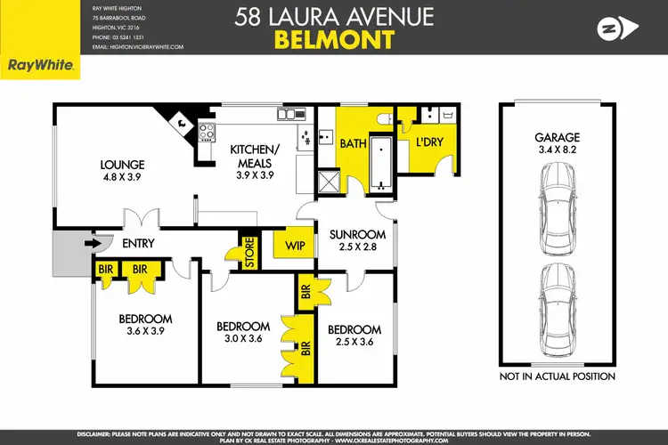 Floorplan of Homely house listing, 58 Laura Avenue, Belmont VIC 3216