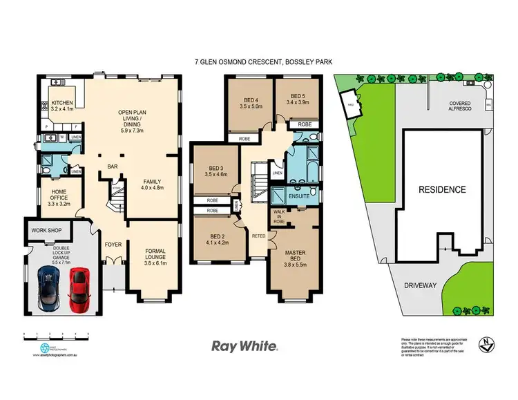 Floorplan of Homely house listing, 7 Glen Osmond Crescent, Bossley Park NSW 2176