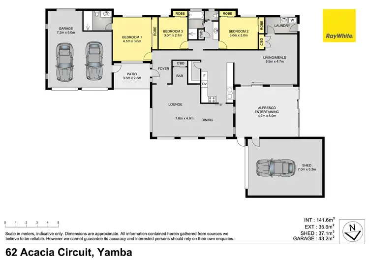Floorplan of Homely house listing, 62 Acacia Circuit, Yamba NSW 2464