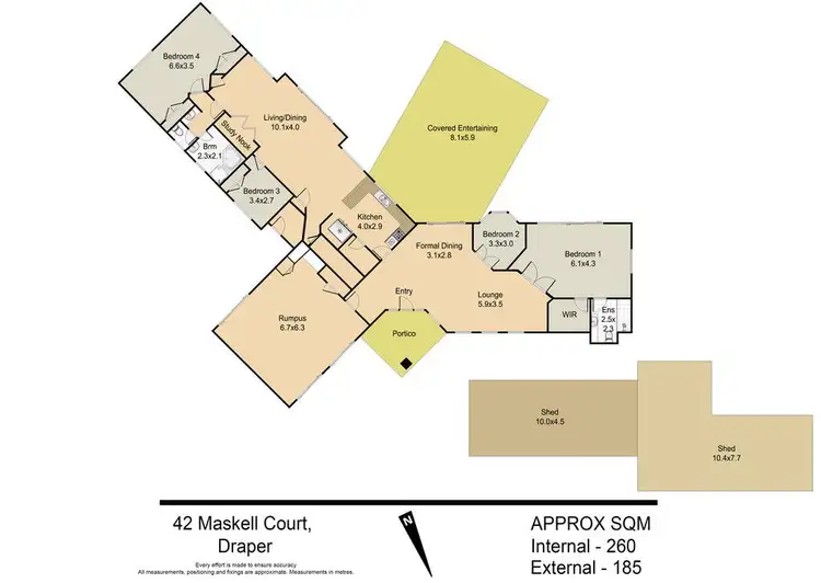 Floorplan of Homely house listing, 42 Maskell Court, Draper QLD 4520